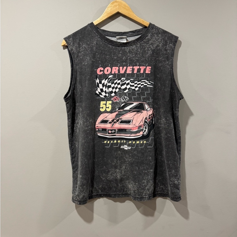 Chevrolet Officially Licensed Corvette C3 GM Division Tank Top Shirt